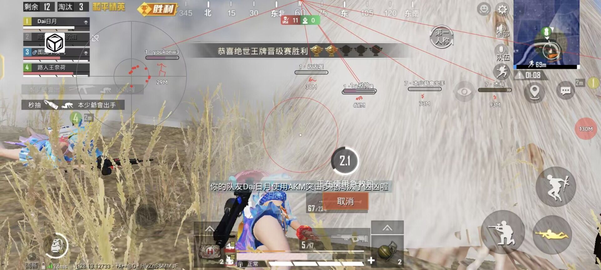 和平精英辅助【巡查员直装V1.0】人物透视 雷达预警 全车美化 枪械美化 人物加速